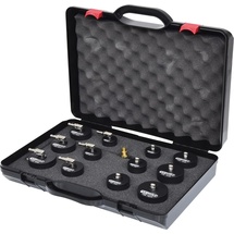 KS Tools Turbolader-Bajonett-Ladeluft-System-Prüfkoffer-Satz, 13-tlg