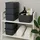 Relaxdays Aufbewahrungsbox 18,5 x 26,5 x 13 cm 6-tlg. schwarz