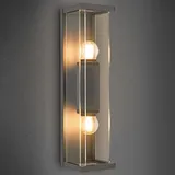 Sigor Wandleuchte Nulatern Mini double anthrazit 2xIP54 E27