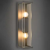 Sigor Wandleuchte Nulatern Mini double anthrazit 2xIP54 E27