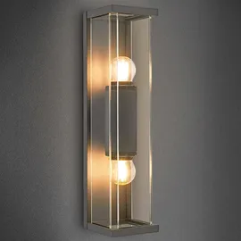 Sigor Wandleuchte Nulatern Mini double anthrazit 2xIP54 E27