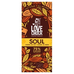 Lovechock Tafel Soul Zartbitter-Schokolade mit Karamellnot bio