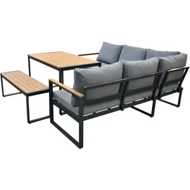 Gardissimo Tosca Ecklounge Aluminium Holzoptik