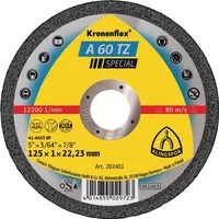 KLINGSPOR Trennscheibe A 60 TZ Special D125x1mm Bohr.22,23mm