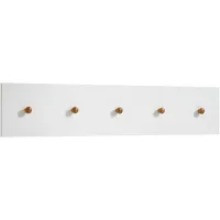XXXLutz Xxxl Garderobenleiste Cervo, Weiß, Eiche, Holz, Asteiche, 97x15x2