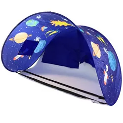 Sleepfun Tent® Betthimmel Pop up Zelt - Betttunnel Planet Party