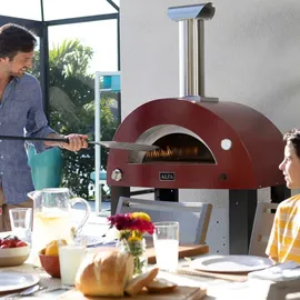 Alfa Forni Moderno 3 Pizza Holz Ardesia Grey