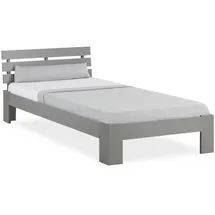 Homestyle4u 90 x 200 cm Grau