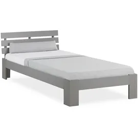 Homestyle4u 90 x 200 cm Grau