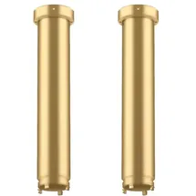 Hansgrohe AXOR ShowerSolutions Verlängerung Set 13603250 230 mm für Deckenbefestigung ShowerHeaven 1200/300 4jet, Brushed Gold Optic
