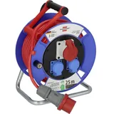 Brennenstuhl 1182770010 Kabeltrommel (25m Rot CEE-Stecker 16A 5polig