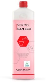 Vermop Vermo San Eco Natur Badreiniger, materialschonend, Nachhaltiger Sanitärreiniger für den gesamten Nassbereich, 1 Liter - Flasche