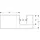 Geberit One 120x2x47cm, AS R, SZ, Marmor sw/matt