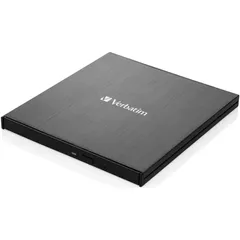 Verbatim Externer Slimline CD/DVD-Brenner mit USB-C-Anschluss
