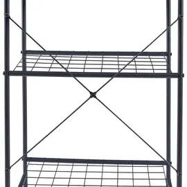 [en.casa] Küchenregal Nibe 150 x 60 x 42 cm Schwarz