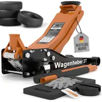 Tarpofix Tarpofix® Wagenheber 3t hydraulisch | Rangierwagenheber mit Doppelzylinder