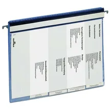 Durable Personalhefter Kunststoff blau DIN A4 5x kaufmännische Heftung, 5 St.