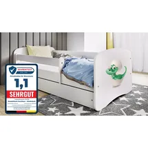 raumhirsch furniture Kinderbett 80 x 180 cm Holzwerkstoff weiß