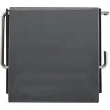 MSV Wand-Toilettenpapierhalter PS & Chromstahl Anthrazitgrau