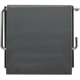 MSV Wand-Toilettenpapierhalter PS & Chromstahl Anthrazitgrau