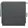 MSV Wand-Toilettenpapierhalter PS & Chromstahl Anthrazitgrau