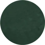 Tectake Kurzflorteppich Soft Zone Ø grün, Ø 120 cm