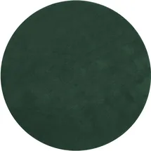 Tectake Kurzflorteppich Soft Zone Ø grün, Ø 120 cm