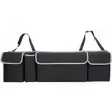 Auto Kofferraum Organizer, Faltbarer Auto Aufbewahrungstasche Mit 4 Taschen Wasserdicht Rücksitz Kofferraumtasche 3 Verstellbare Schultergurte Kofferraumtasche Auto Für Den Kofferraum Auto