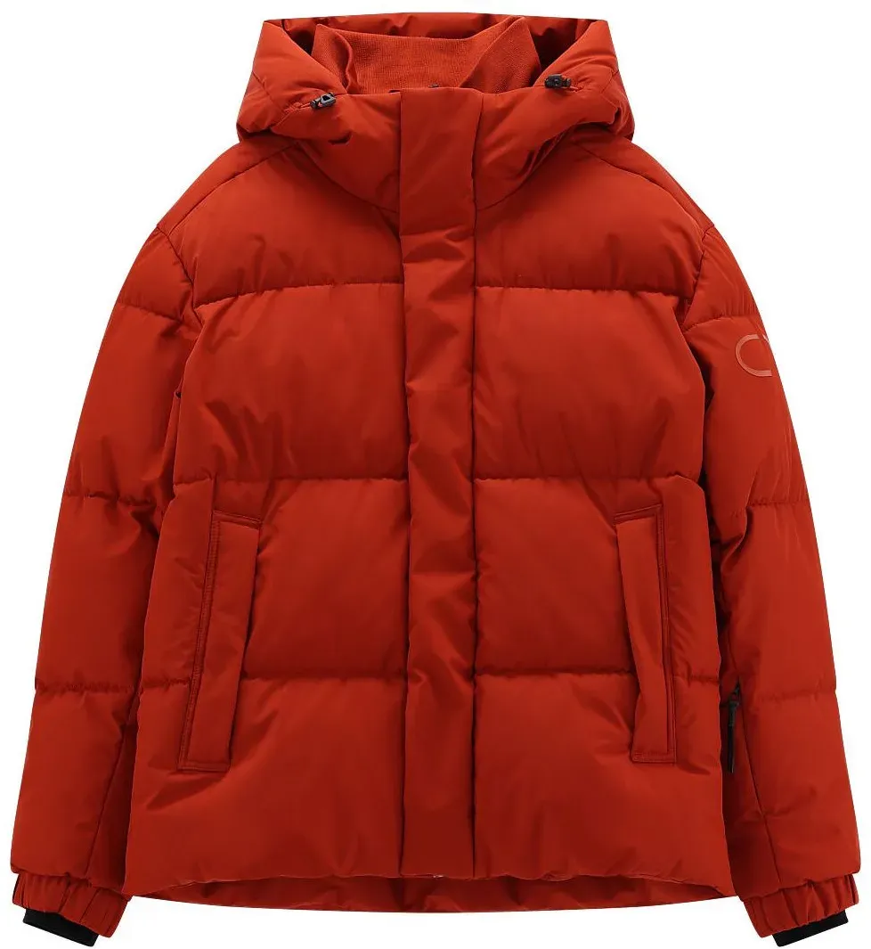 cmp - collective (of) moving people MAN Jacket FIX Hood rust (C531) L
