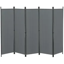 [en.casa] Sichtschutz Dunkelgrau