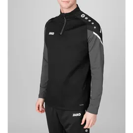 Jako Performance Ziptop Herren schwarz/anthra light 3XL