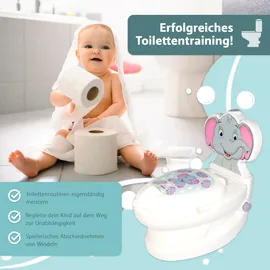 pilsan Töpfchen mit Spülgeräusch Elefant, Kindertoilette