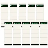 Leitz Einsteck-Rückenschilder 1607 grau für 8,0 cm Rückenbreite, 10 Stück