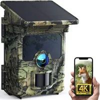 WOLFANG Wildkamera 4K Solar Video Schwarz