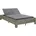 2 Personen 220 x x 35 grau