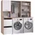 Parisot Mehrzweckschrank-Set PARISOT "Laundry 4", beige (jackson eiche nachbildung), Kastenmöbel-Sets