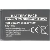 AccuCell Akku passend für den Doro PhoneEasy 510 Akku DBC-800A, DBC-800B, DBR-800A
