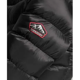 Superdry Damen. Fuji Steppjacke mit Kapuze schwarz 44 - 44