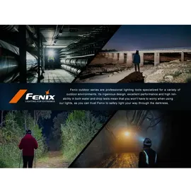Fenix HL45R - Dimmbare, aufladbare LED-Stirnlampe mit Fokussierung LED/USB IP66 - Schwarz