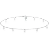 Elli Choker Geo Kreis Basic Matt Coin 925 Sterling Silber