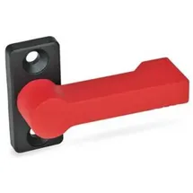 ganter norm Sperrriegel mit Anschraubflansch Rot 702-17-55-A-RS