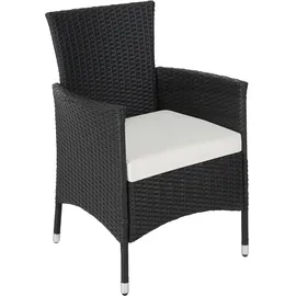 Tectake Luzern Set 3-tlg. schwarz