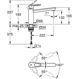 Grohe Start Flow chrom ‎31691000