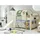 TICAA Hochbett Kasper mit Rutsche und Turm 90 x 200 cm Kiefer massiv natur safari