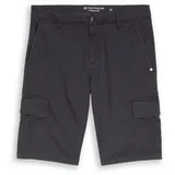 Tom Tailor Cargoshorts REGULAR PRINTED CARGO SHORTS aus Baumwollmix grau W 31
