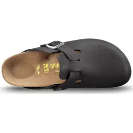 Birkenstock Boston Nubukleder geölt schwarz 38