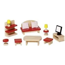 goki 51716 Puppenmöbel Wohnzimmer, goki basic