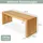 deluke Sitzbank EGON Braun 120 x 40 x 45 cm