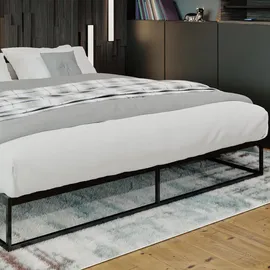 CLP Metallbett Scala 200 x 200 cm Schwarz