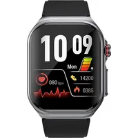 knauermann PRO 3 Fan Edition BT 2025 mm Edelstahlgehäuse Schwarz Silikonarmband Schwarz M